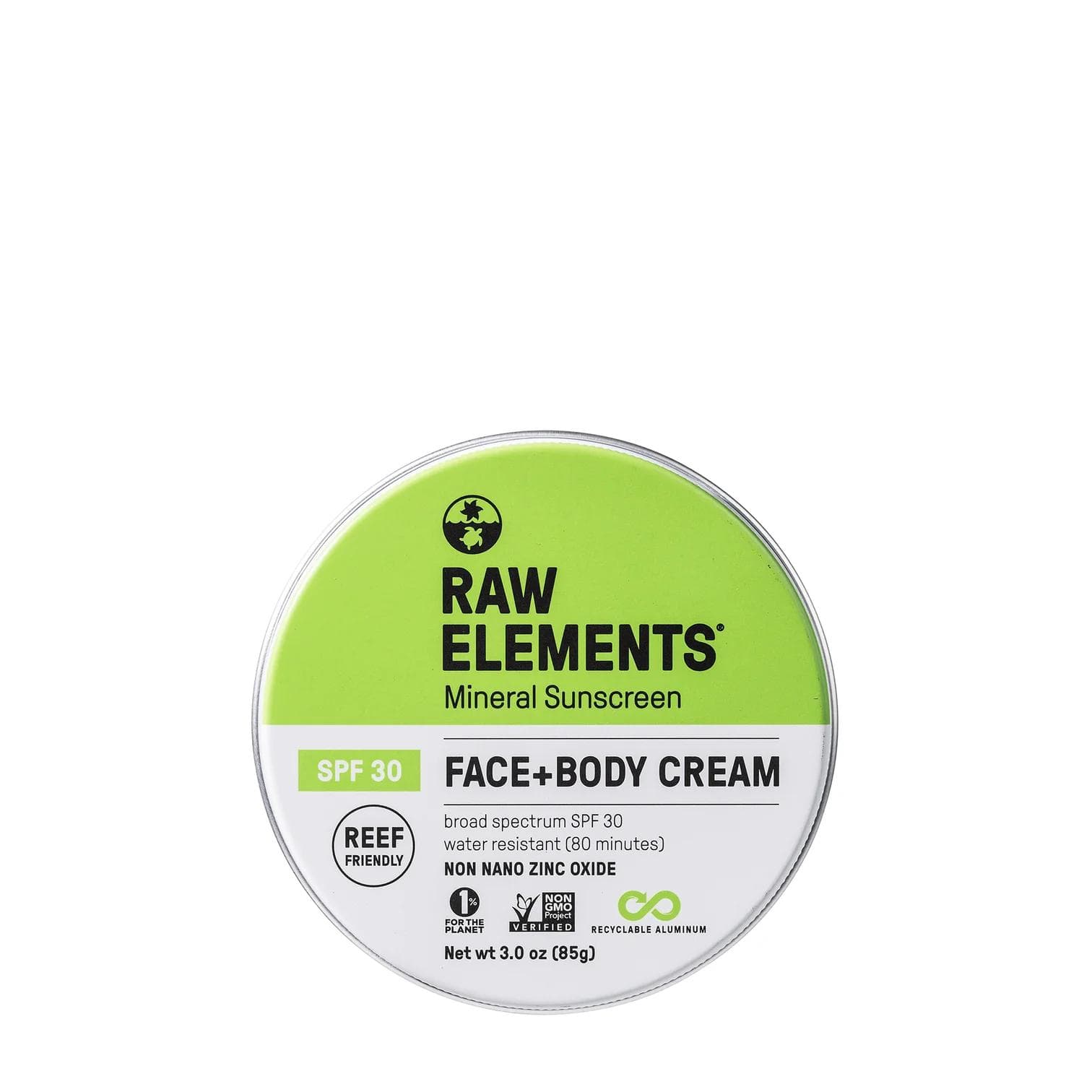 Raw Elements SPF 30 Face+Body Mineral Sunscreen