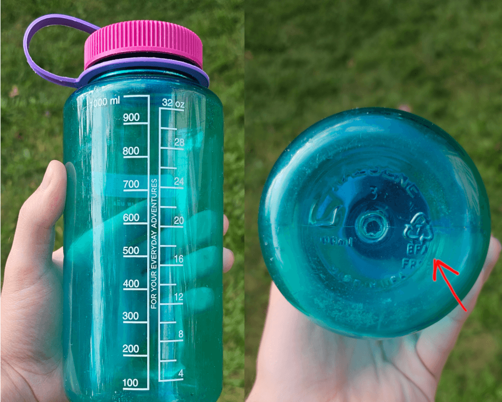 bpa free sign on bottle