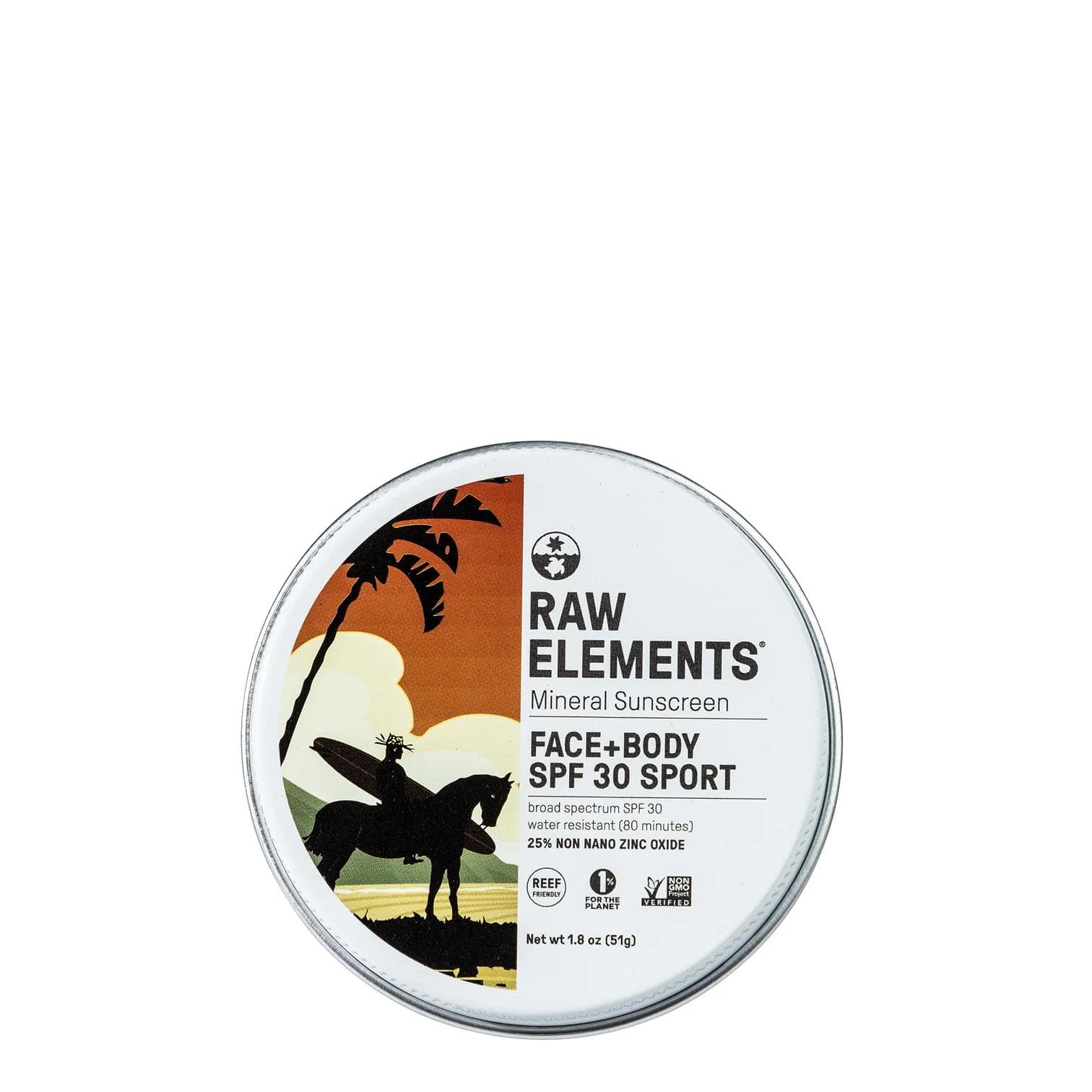 Raw Elements SPF 30 Sport Mineral Sunscreen