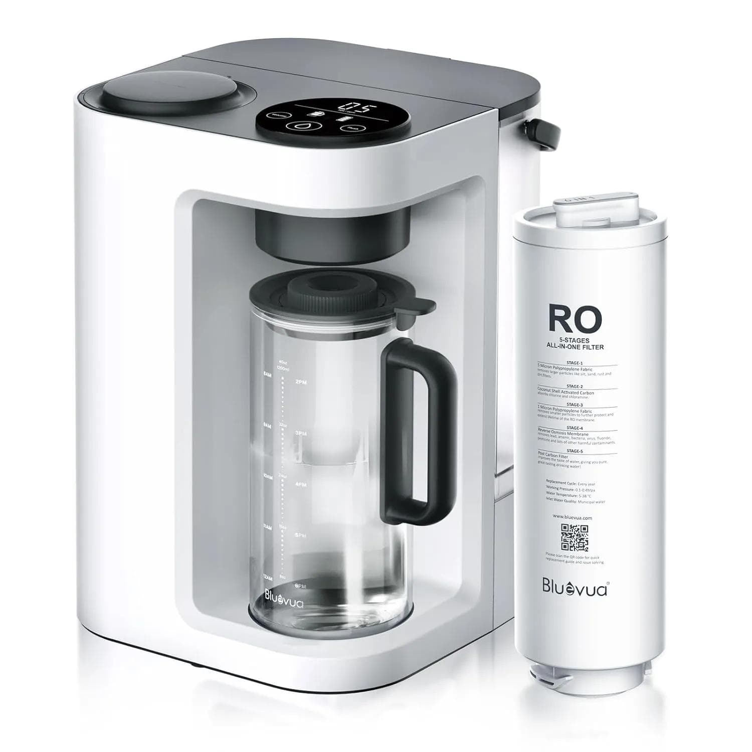 Bluevua RO100ROPOT-LITE Countertop Reverse Osmosis Water Filter
