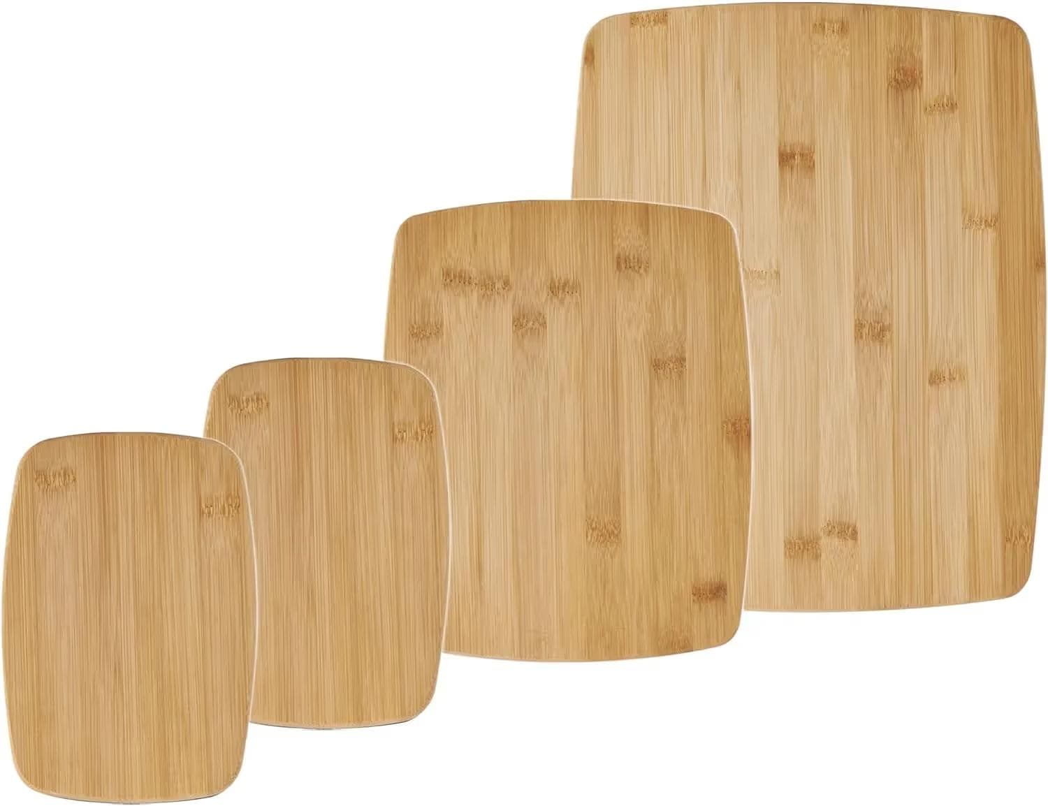Farberware 4-Piece Reversible Bamboo Cutting Boards