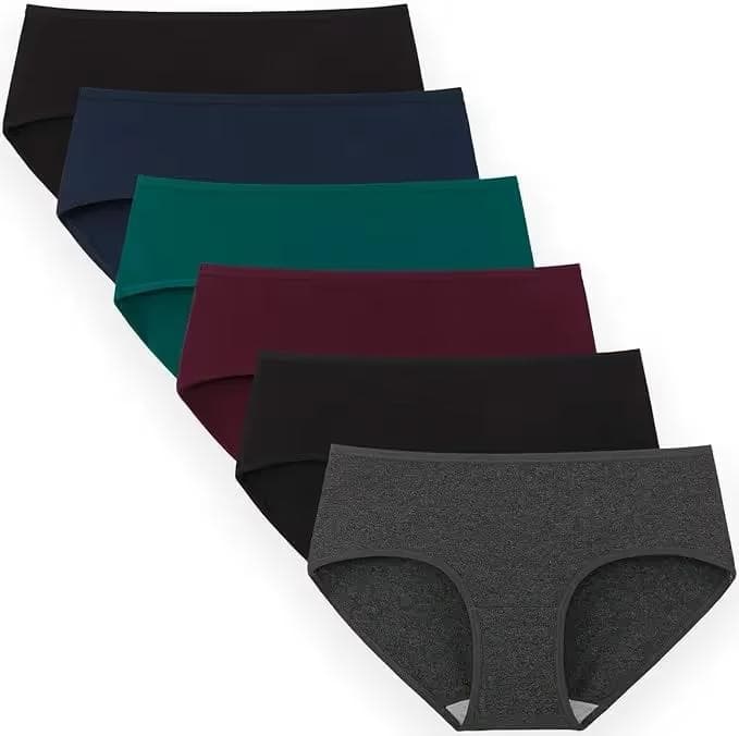 INNERSY Womens Underwear Cotton Hipster Panties