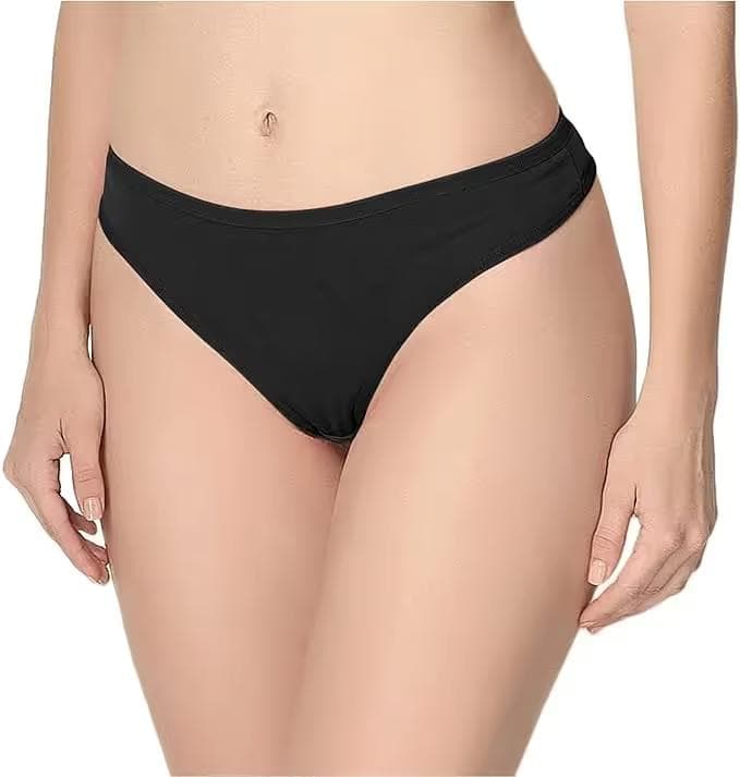 ANZERMIX Women's Breathable Cotton Thong Panties